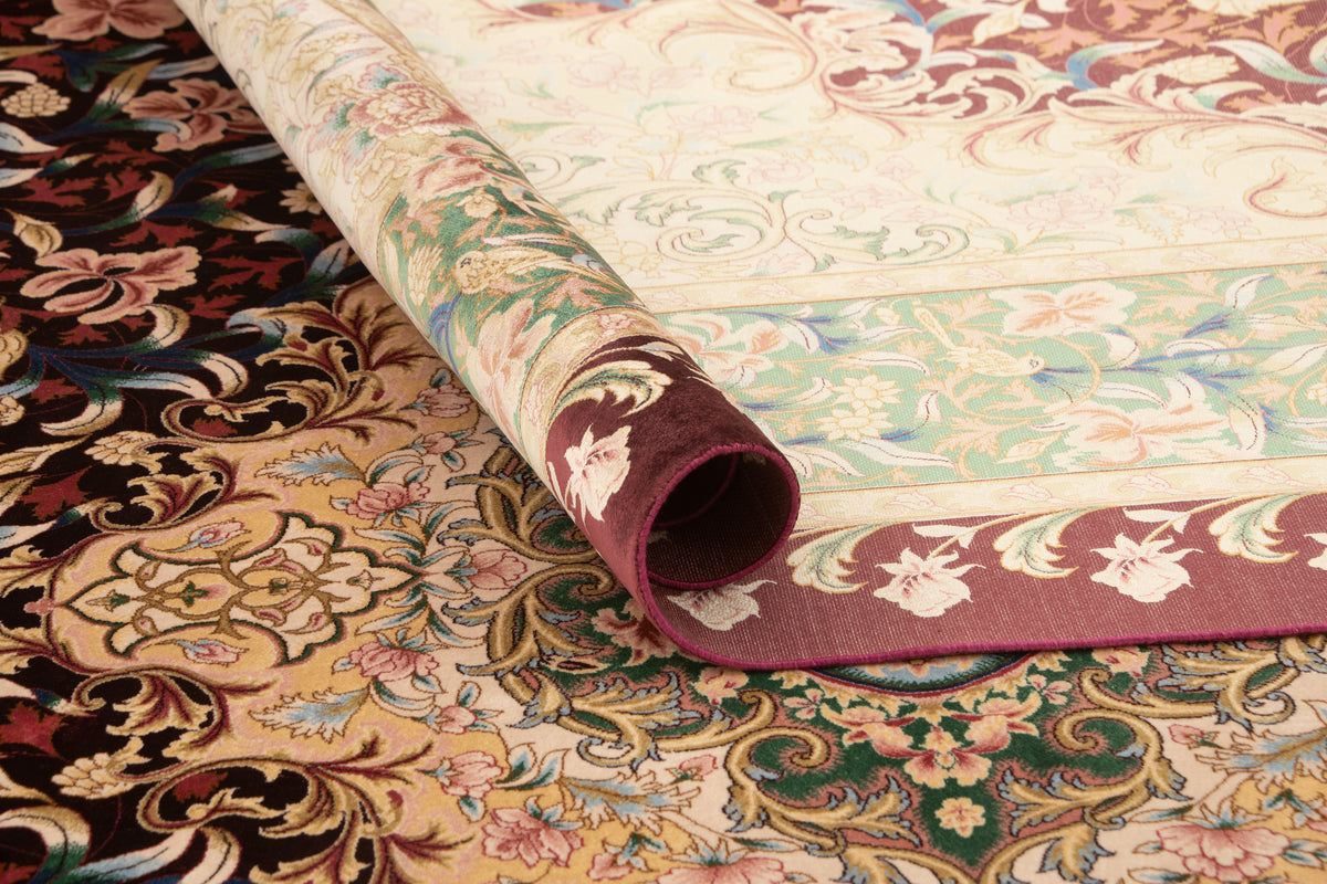 Rechteck Teppich Ghom Design in Lila von Hadorn™ - Lifestyle Image
