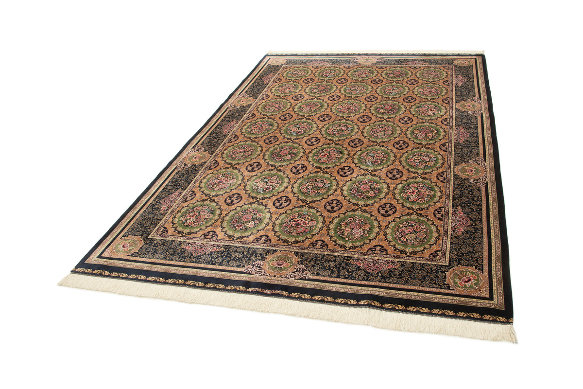 Rechteck Teppich Ghom Design in Grün von Hadorn™ - Lifestyle Image