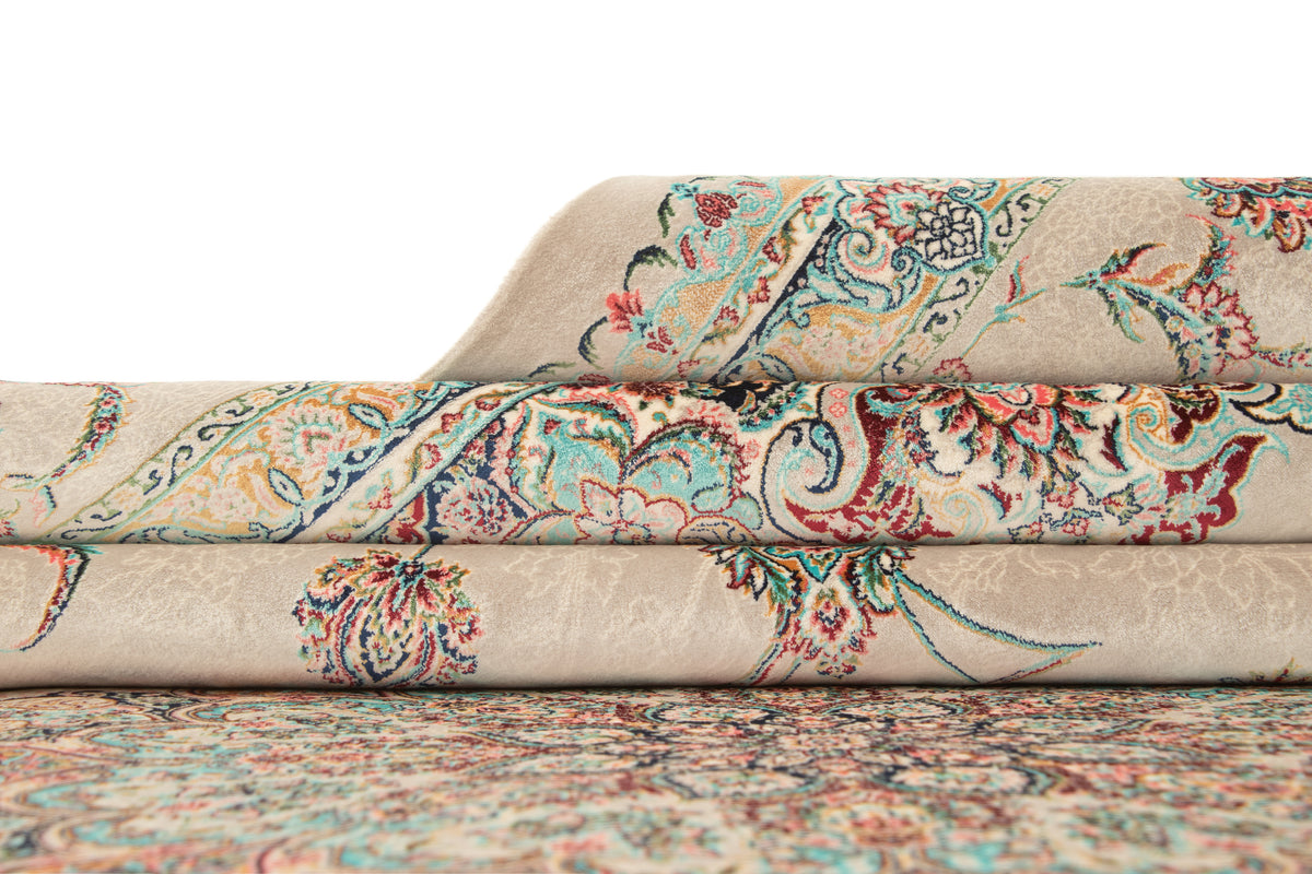 Rechteck Teppich Ghom Design in Grau von Hadorn™ - Lifestyle Image
