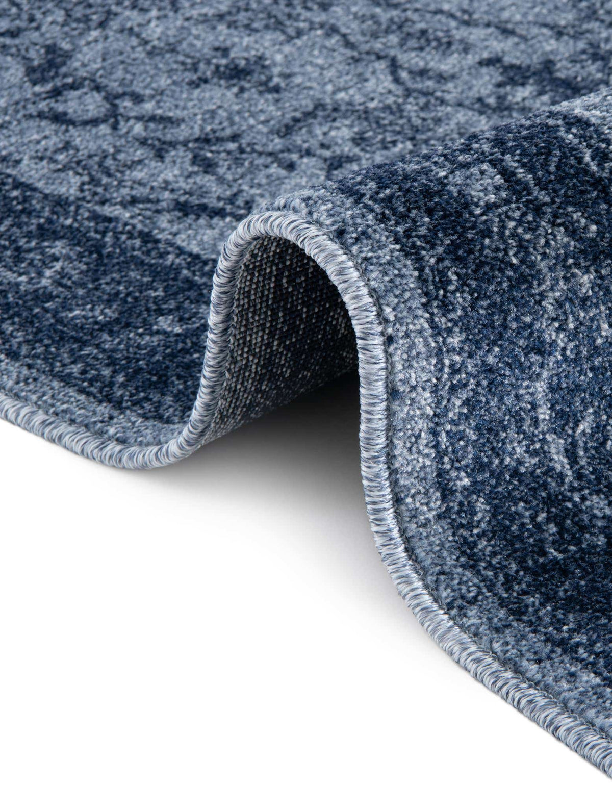 Rund Teppich Vista in Blau von Hadorn™ - Lifestyle Image