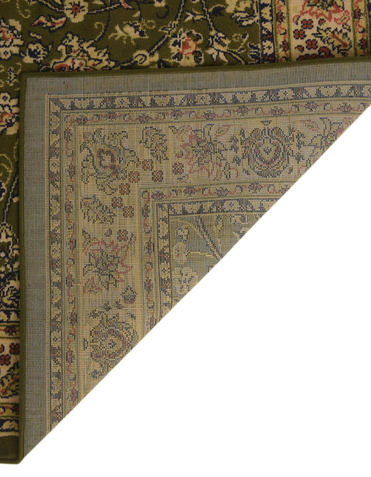 Rechteck Teppich Kashan Design in Grün von Hadorn™ - Lifestyle Image