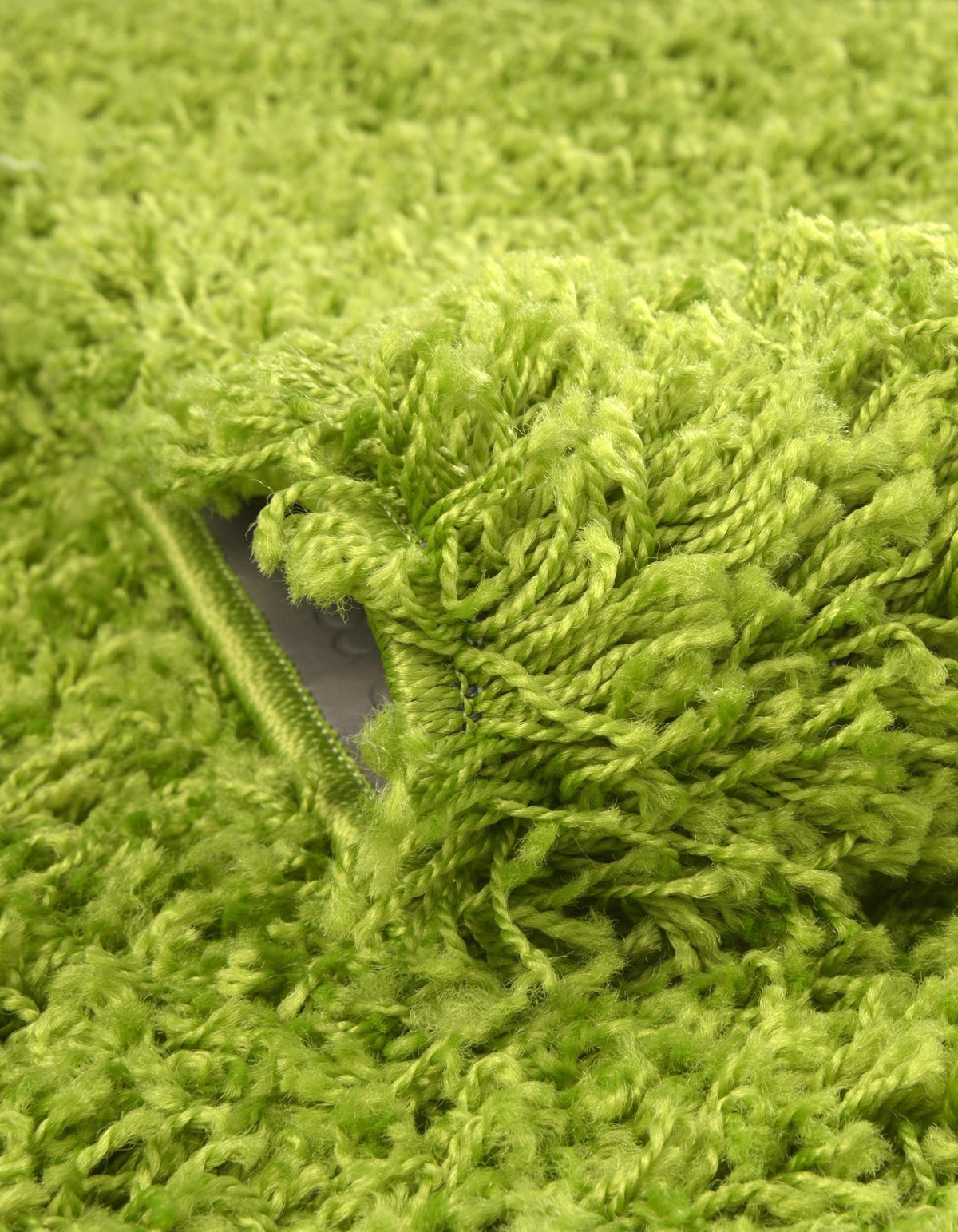 Läufer Hochflorteppich Solid Shag in Grün von Hadorn™ - Lifestyle Image