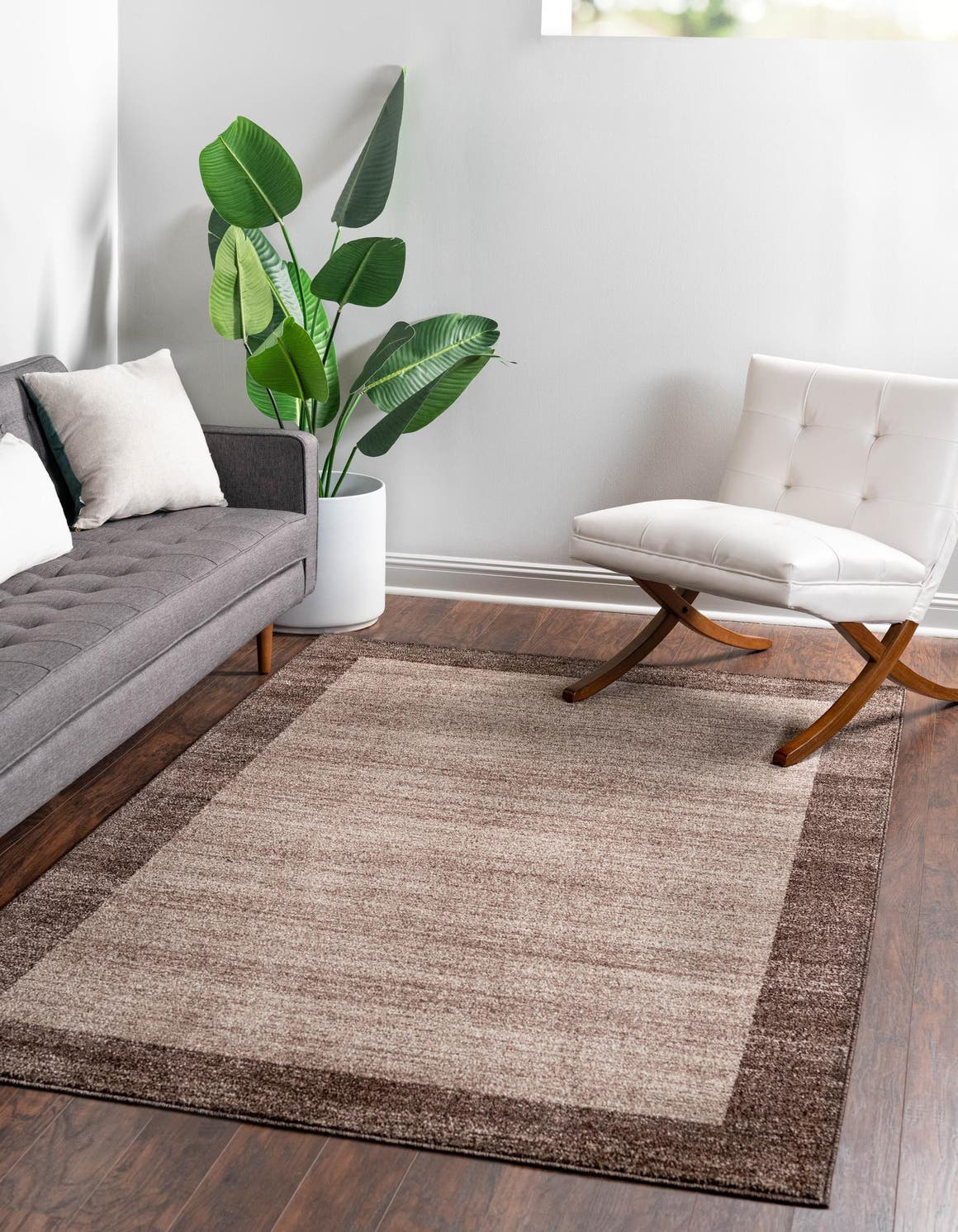 Quadratisch Teppich Loft in Beige von Hadorn™ - Lifestyle Image