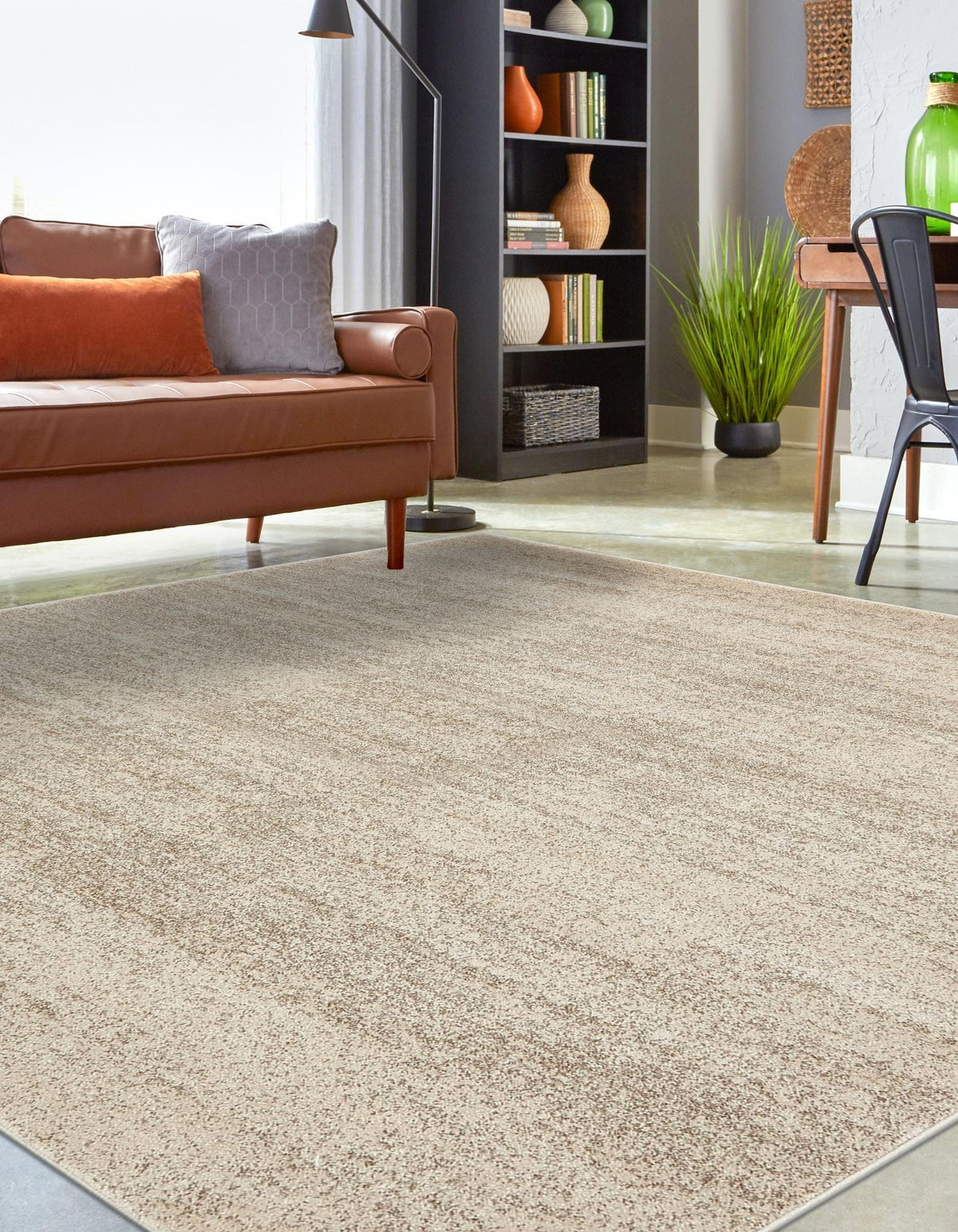 Quadratisch Teppich Loft in Beige von Hadorn™ - Lifestyle Image