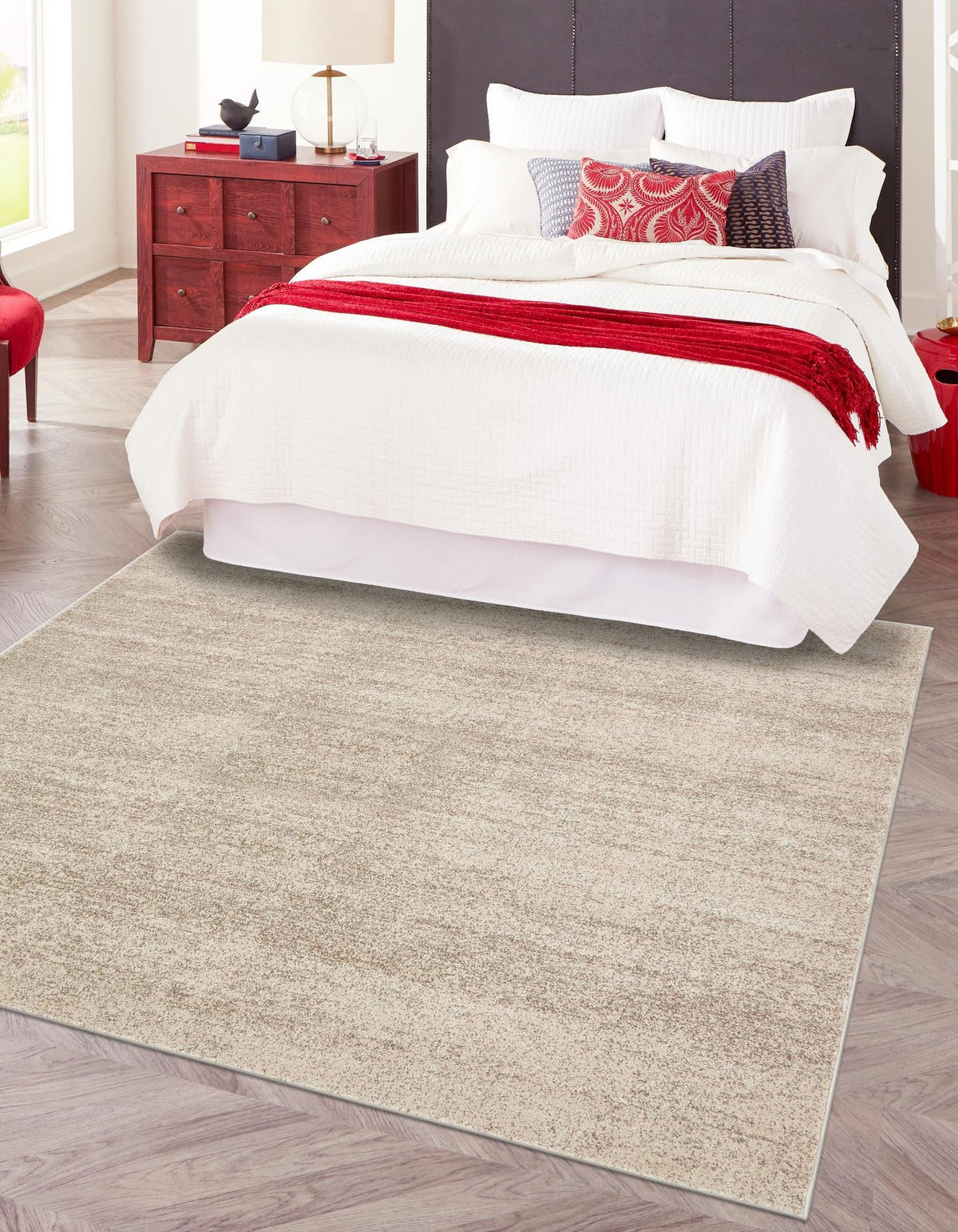 Quadratisch Teppich Loft in Beige von Hadorn™ - Lifestyle Image