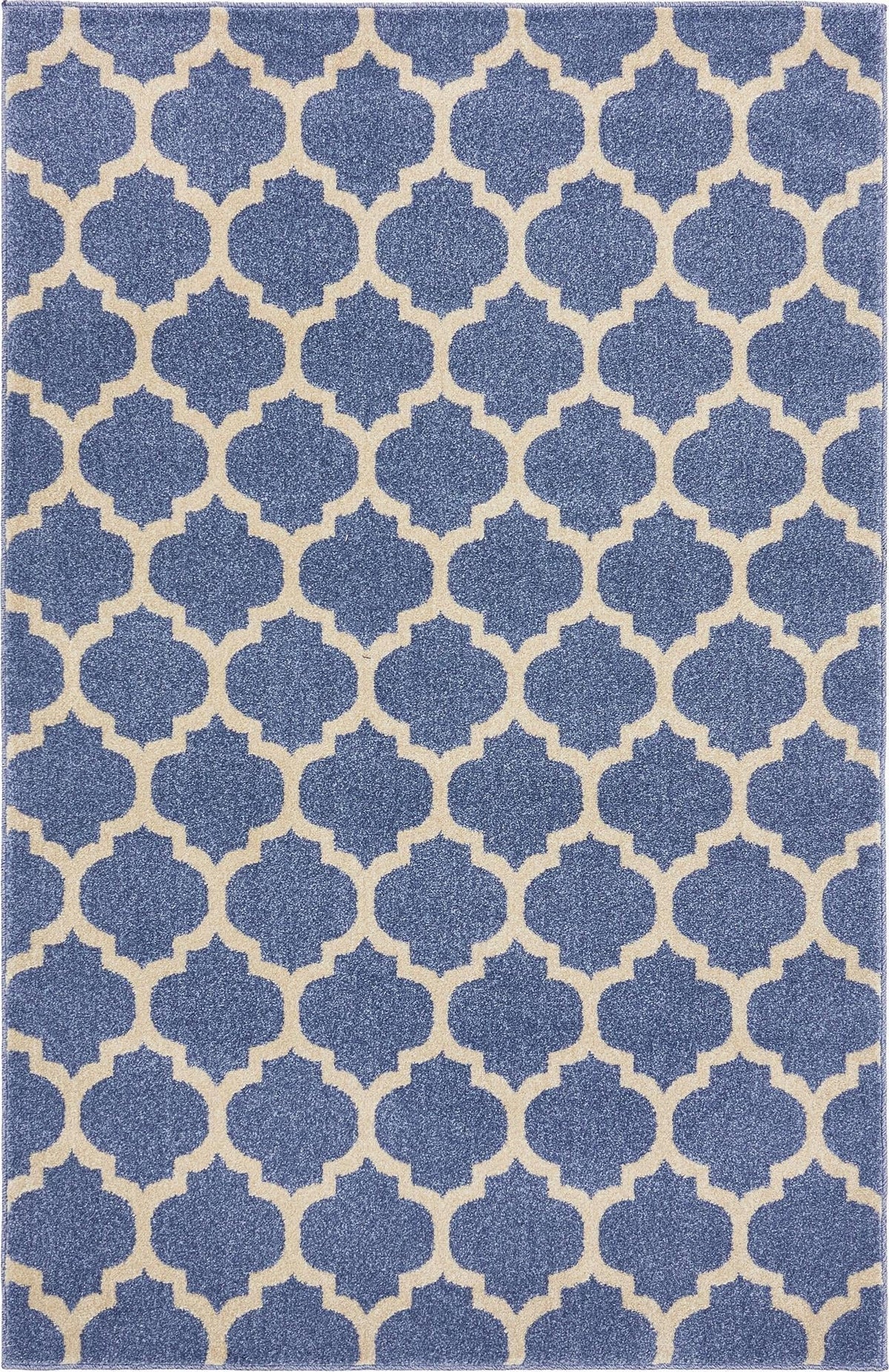 Rechteck Teppich Trellis in Hellblau von Hadorn™ - Lifestyle Image