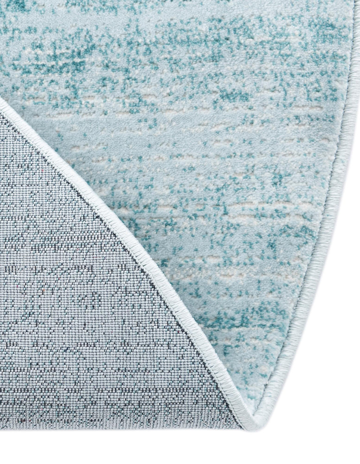 Rund Teppich Bellevue in Türkis von Hadorn™ - Lifestyle Image