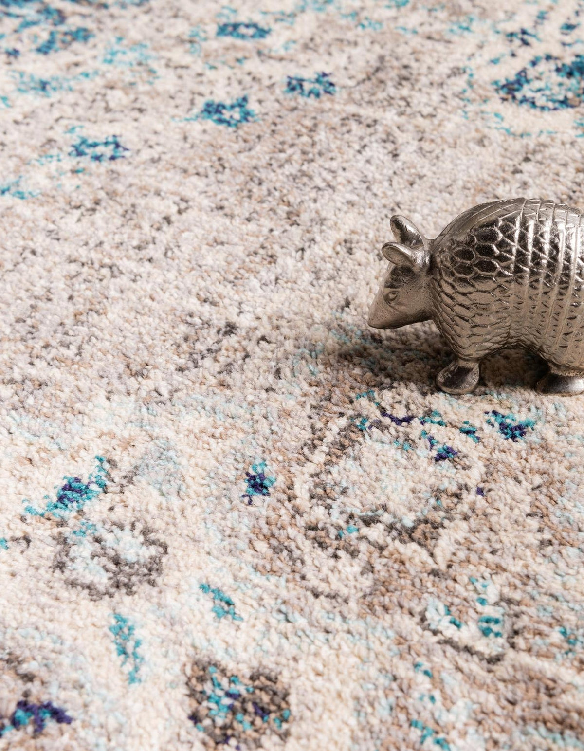 Rund Teppich Carrington in Grau von Hadorn™ - Lifestyle Image