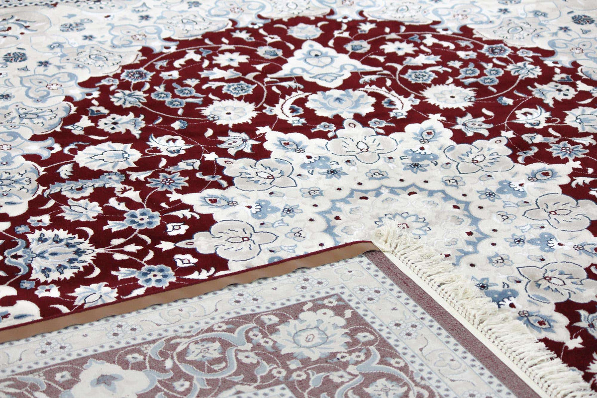 Rund Teppich Classical in Rot von Hadorn™ - Lifestyle Image