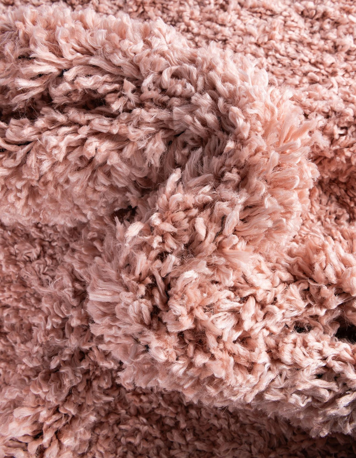 Rechteck Hochflorteppich Zermatt Shag in Rosa von Hadorn™ - Lifestyle Image