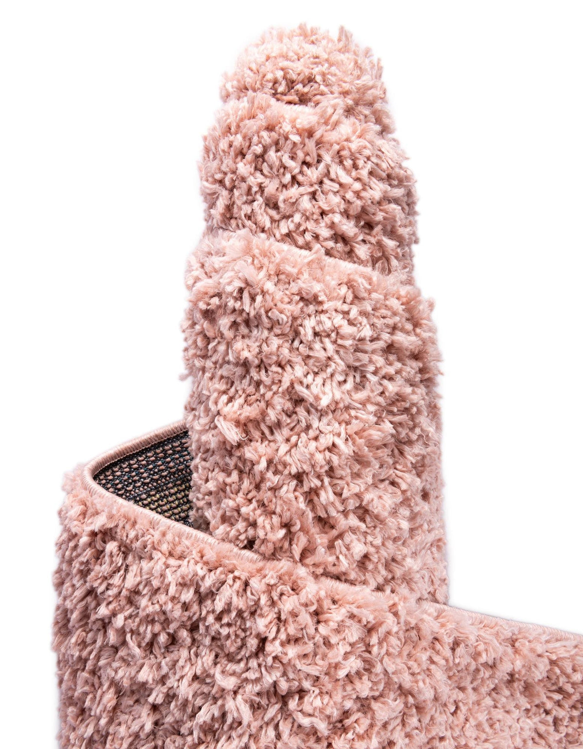 Rechteck Hochflorteppich Zermatt Shag in Rosa von Hadorn™ - Lifestyle Image