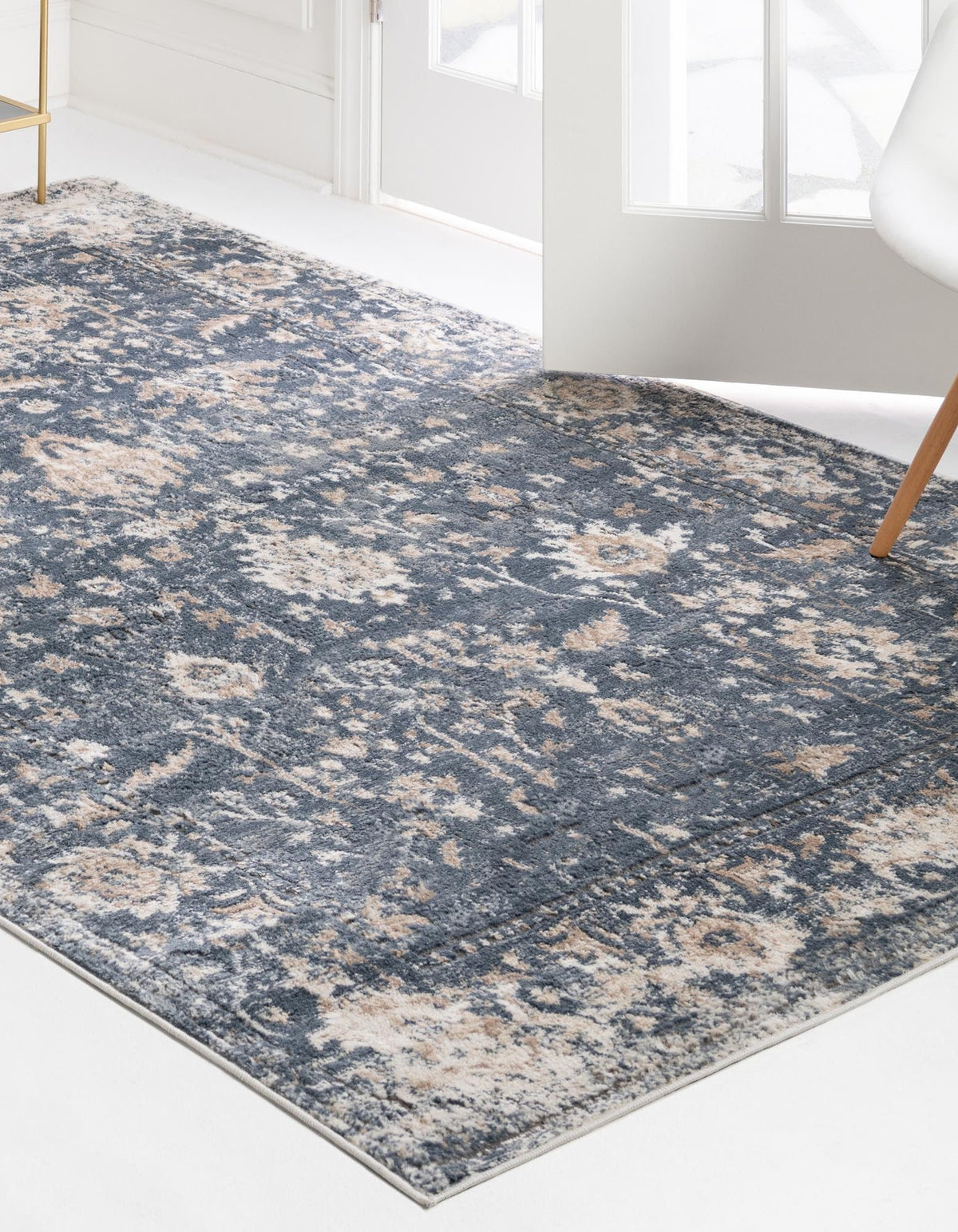 Rechteck Teppich Oregon in Blau von Hadorn™ - Lifestyle Image