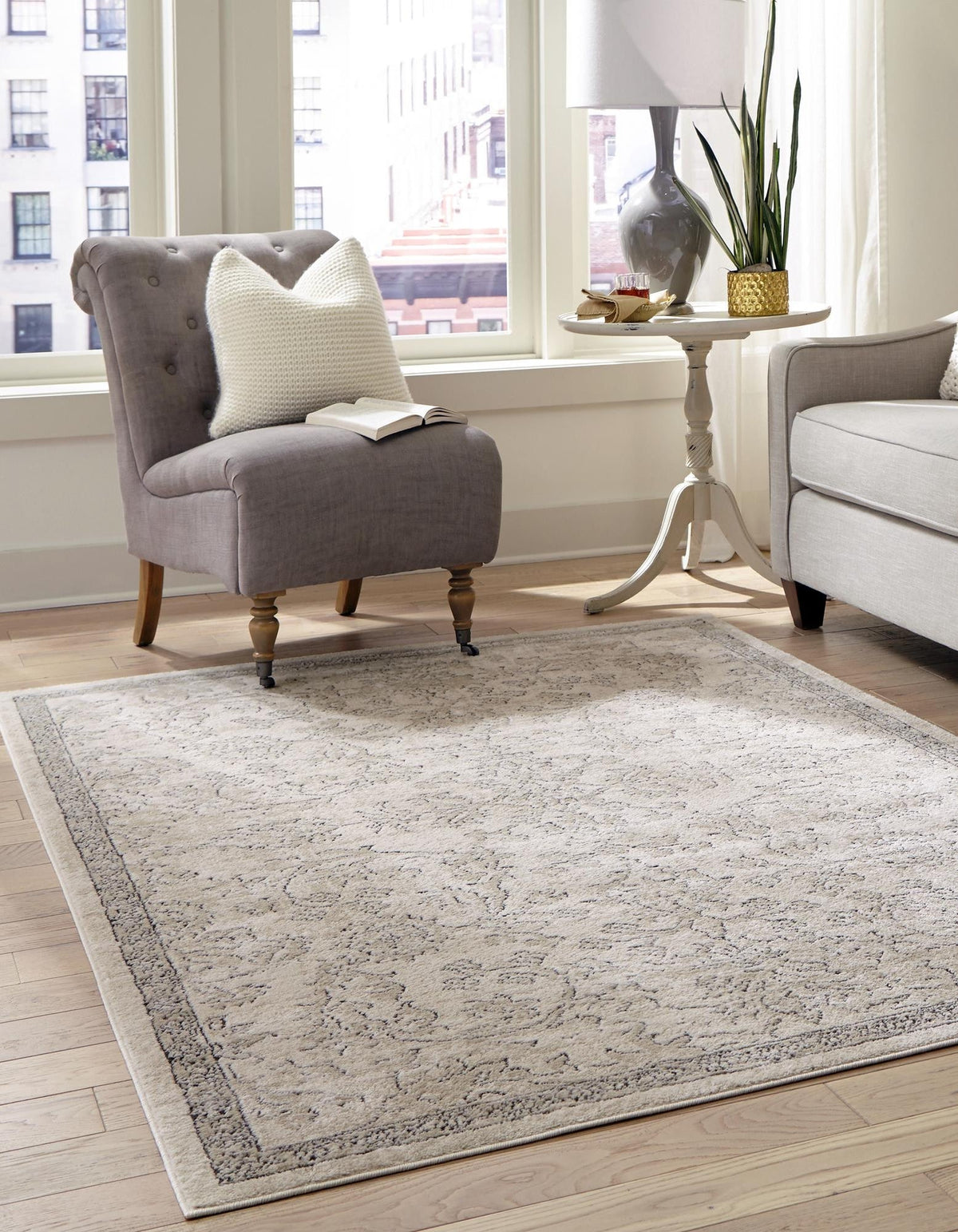Rechteck Teppich Oregon in Beige von Hadorn™ - Lifestyle Image