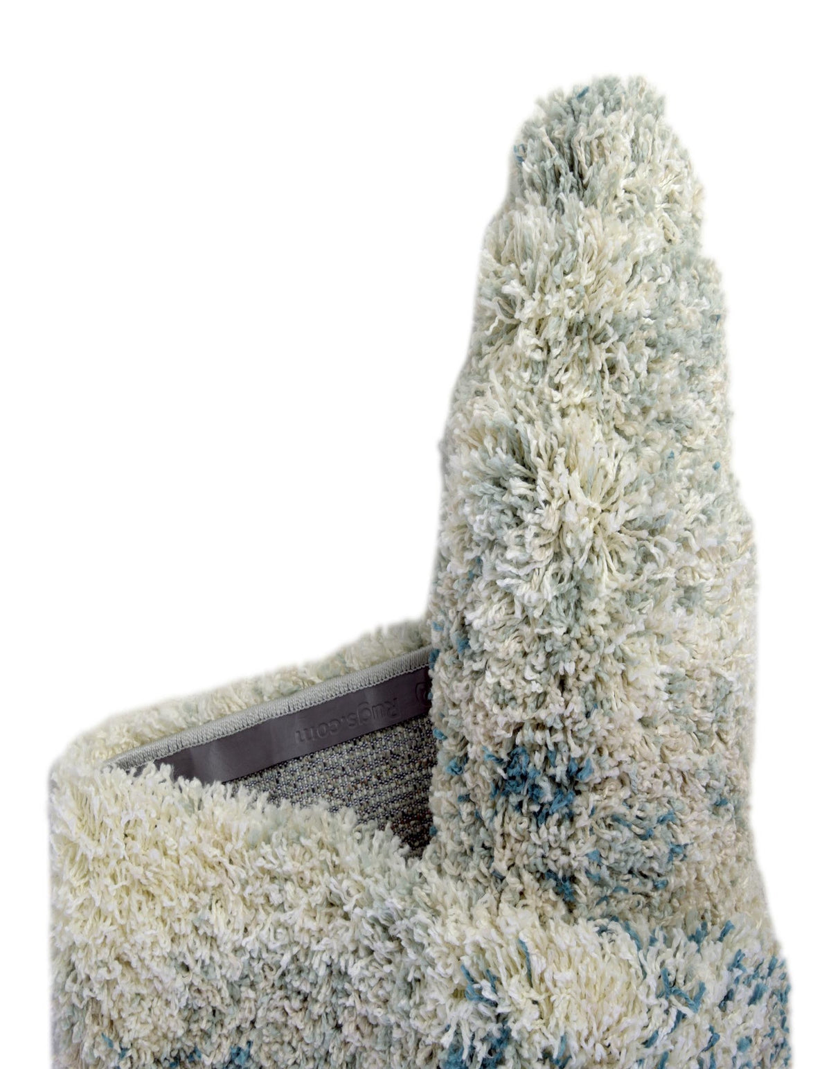 Quadratisch Teppich Lachen Haze in Grün von Hadorn™ - Lifestyle Image