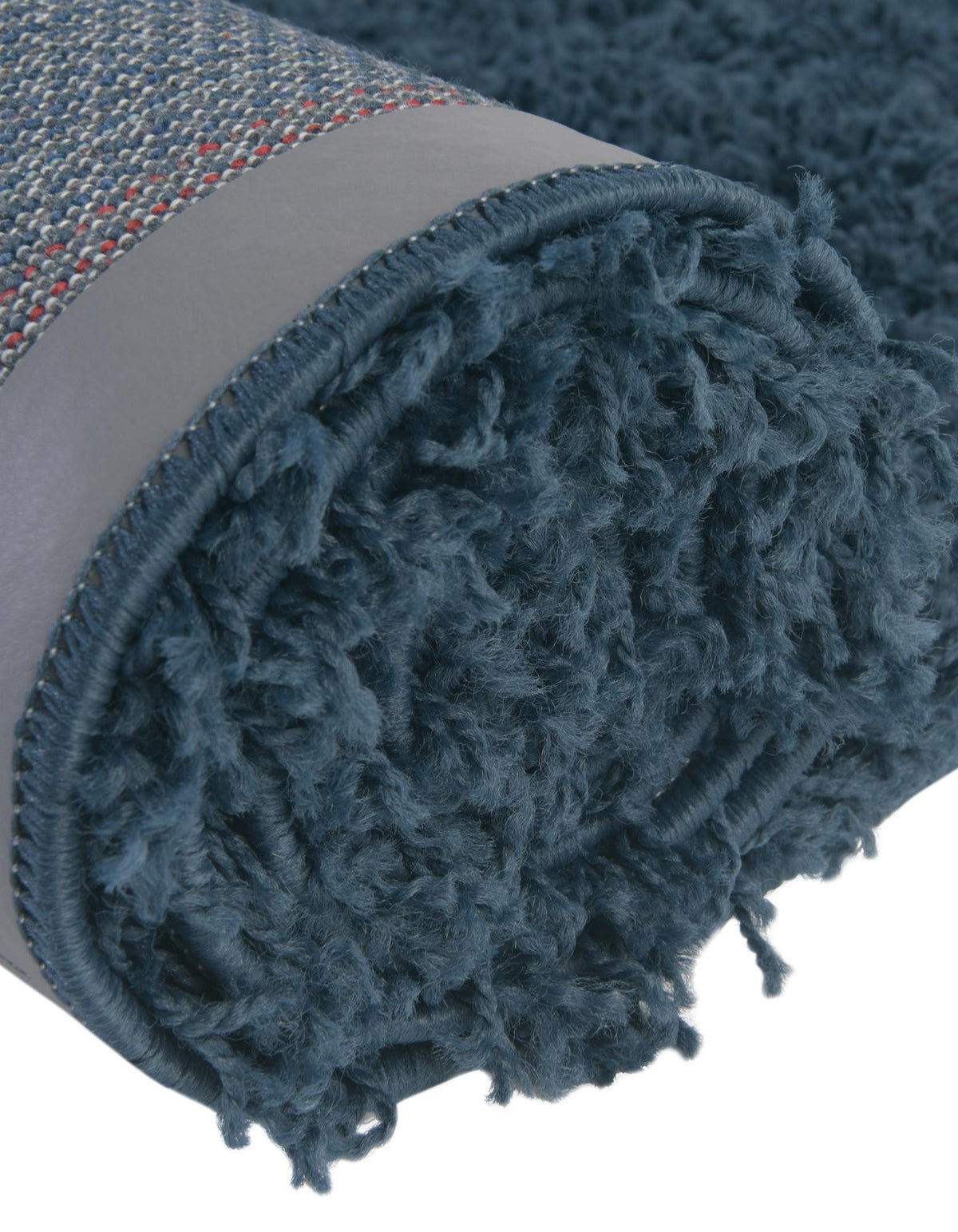 Quadratisch Hochflorteppich Solid Shag in Blau von Hadorn™ - Lifestyle Image