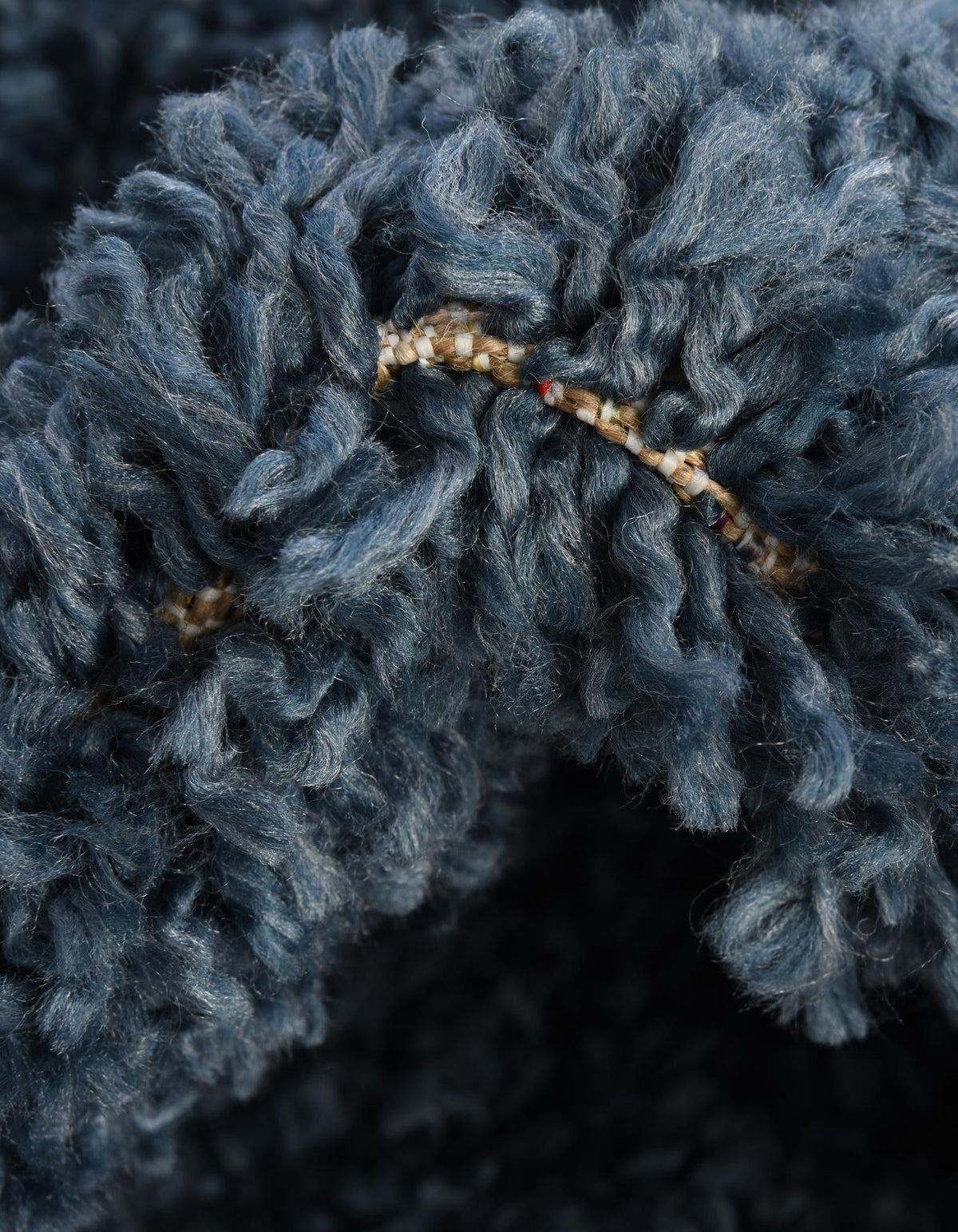 Rechteck Hochflorteppich Zermatt Shag in Blau von Hadorn™ - Lifestyle Image