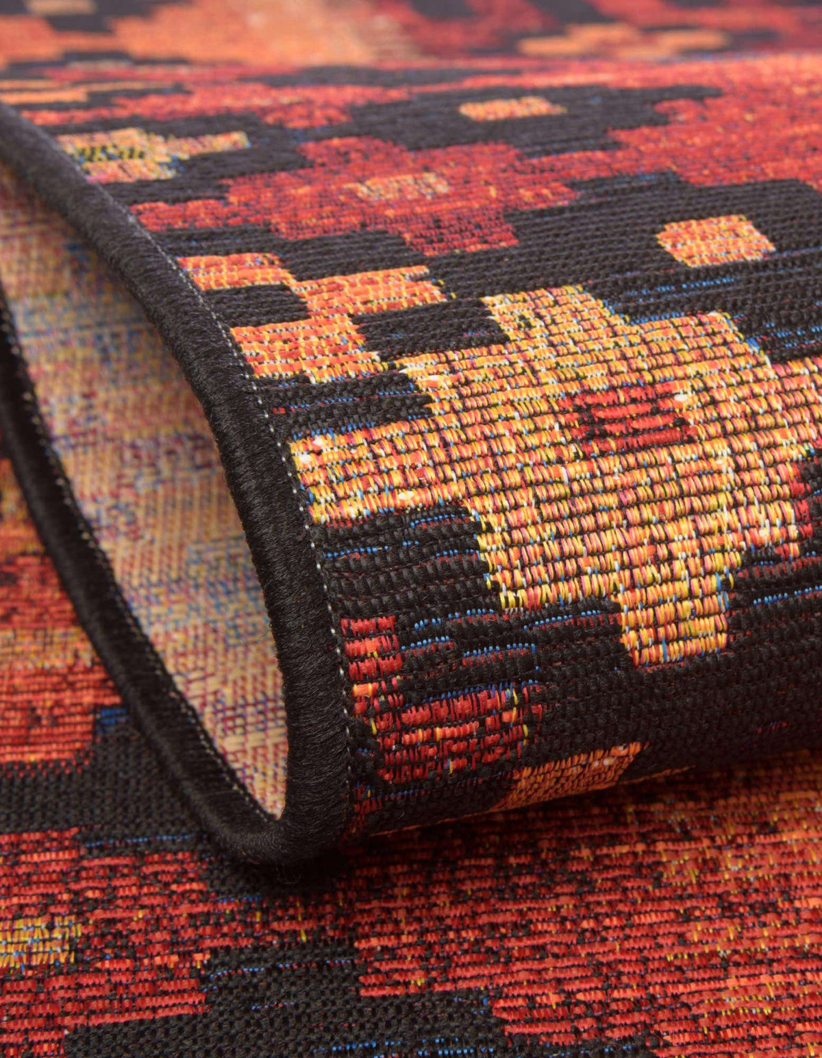 Rechteck Outdoor Teppich Outdoor Tribal in Mehrfarbig von Hadorn™ - Lifestyle Image