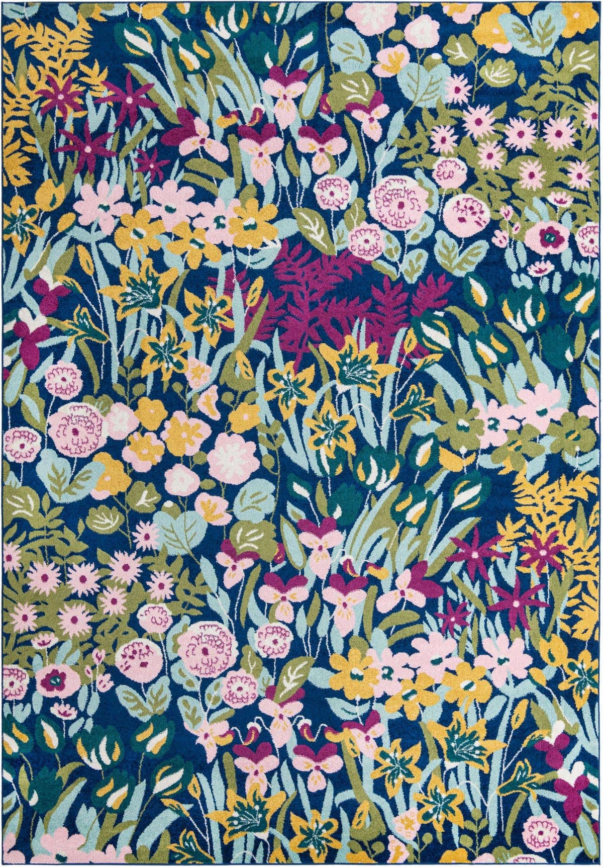 Rechteck Teppich Bloom in Mehrfarbig von Hadorn™ - Lifestyle Image