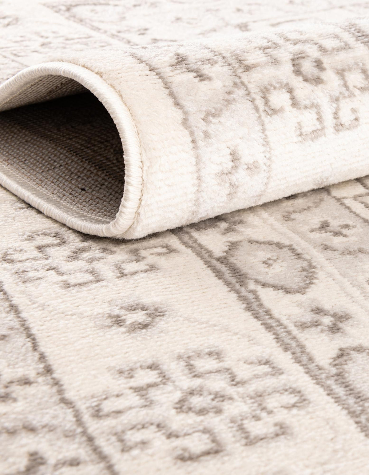 Quadratisch Teppich Charlotte in Elfenbein von Hadorn™ - Lifestyle Image