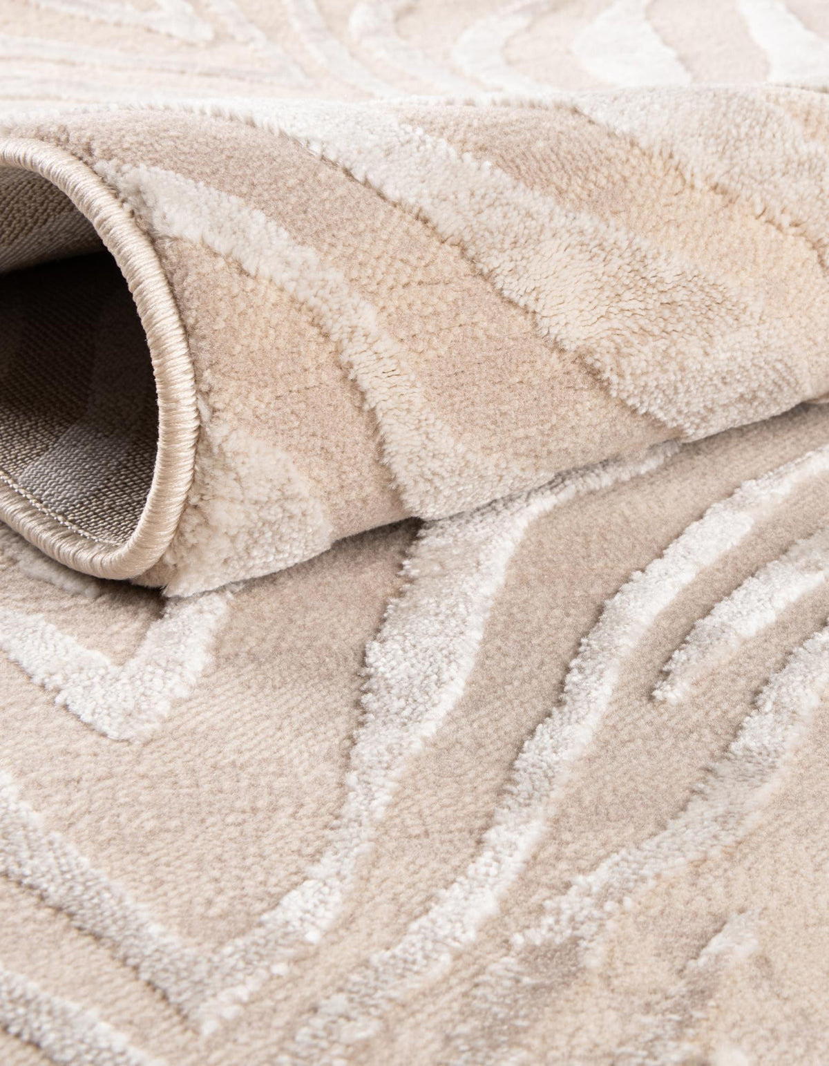 Rechteck Teppich Finsbury in Elfenbeinbeige von Hadorn™ - Lifestyle Image
