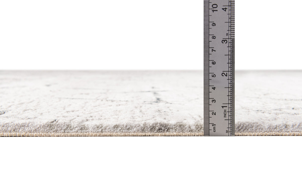 Quadratisch Teppich Davos Spice in Grau von Hadorn™ - Lifestyle Image