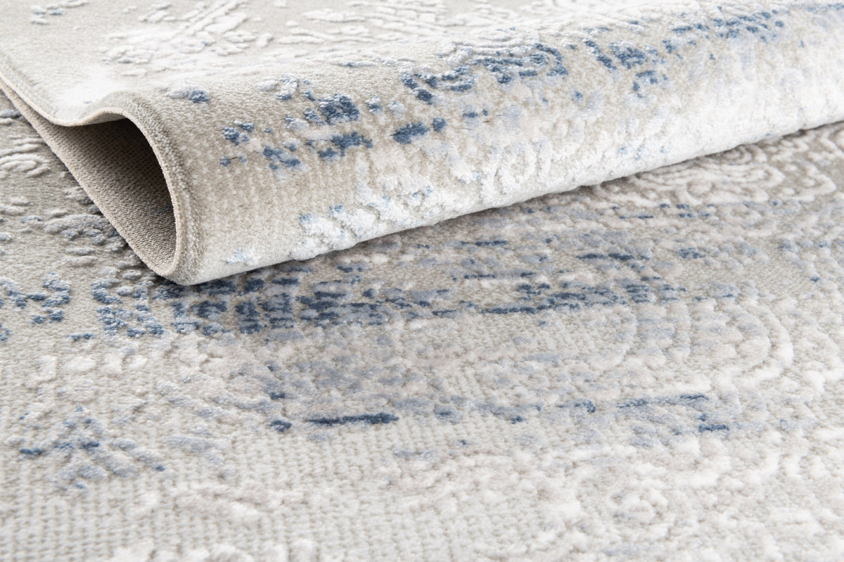 Läufer Teppich Davos Charme in Blau von Hadorn™ - Lifestyle Image