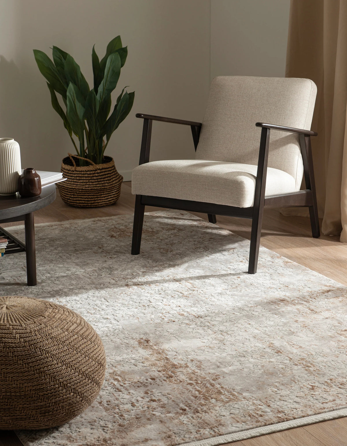 Rechteck Teppich Davos Magic in Beige von Hadorn™ - Lifestyle Image
