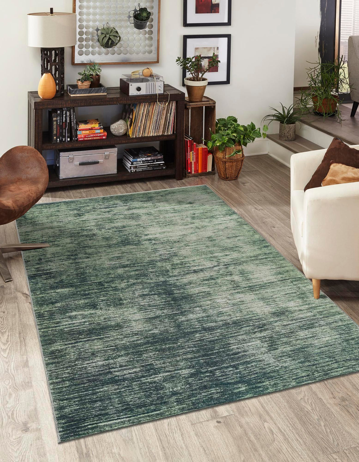 Rechteck Teppich Asha in Grün von Hadorn™ - Lifestyle Image