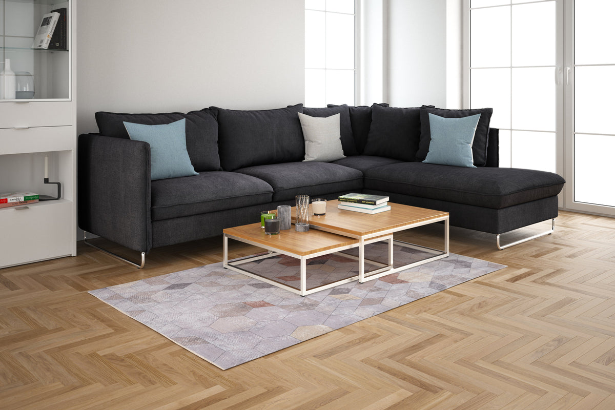 Läufer Teppich Kriens Octa in Beige von Hadorn™ - Lifestyle Image