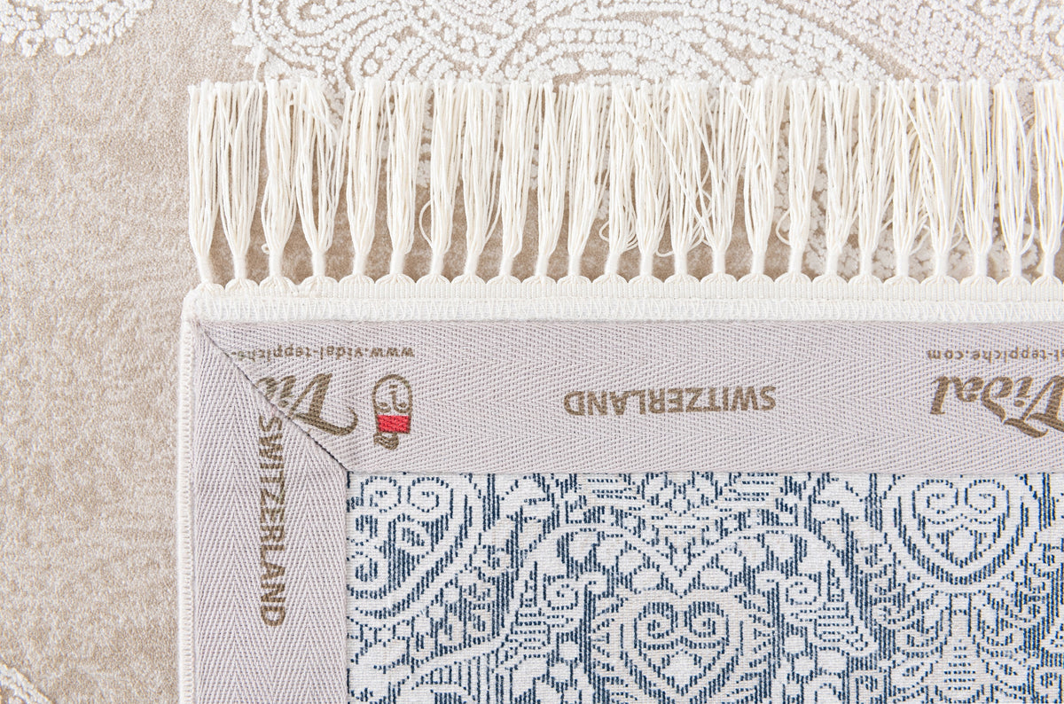 Rechteck Luxus Teppich Sion in Creme von Hadorn™ - Lifestyle Image