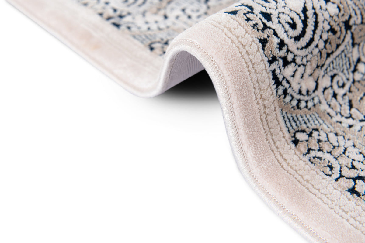 Rechteck Luxus Teppich Sion in Creme von Hadorn™ - Lifestyle Image
