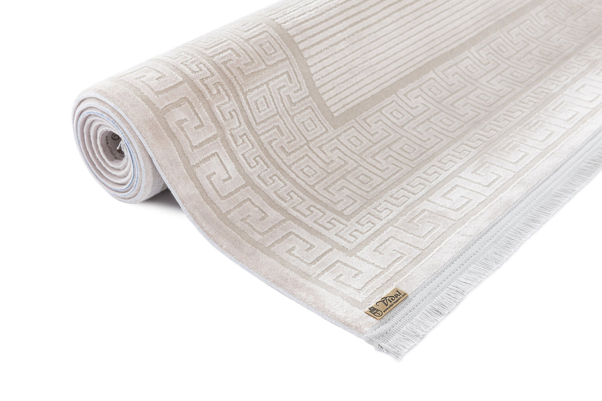 Rechteck Luxus Teppich Chiasso in Weiss von Hadorn™ - Lifestyle Image