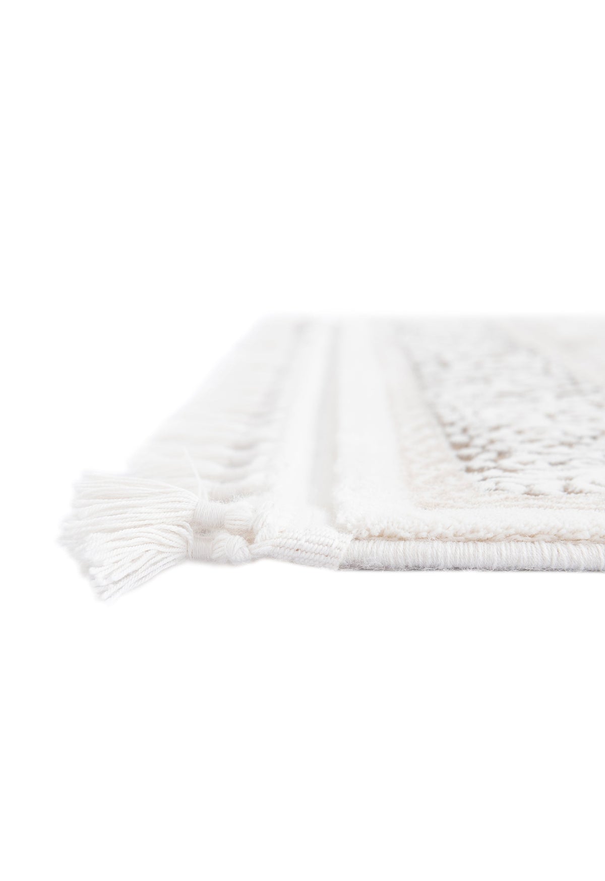 Rechteck Luxus Teppich Arosa in Weiss von Hadorn™ - Lifestyle Image