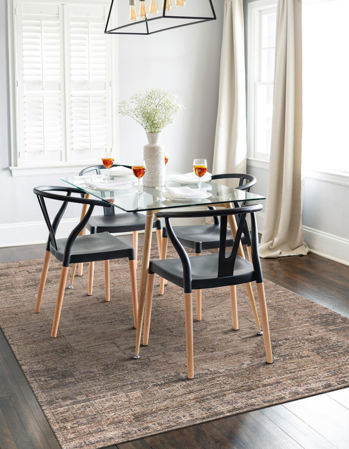 Kunstfaser Teppich Chenille Jute in Natürlich von Hadorn™ - Lifestyle Image