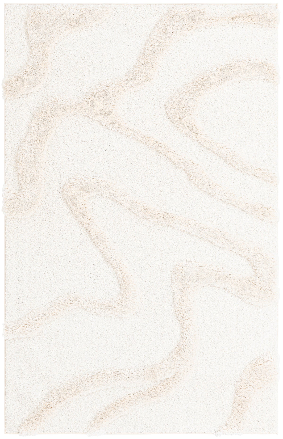 Rechteck Teppich Thun Arbor in Weiss von Hadorn™ - Lifestyle Image