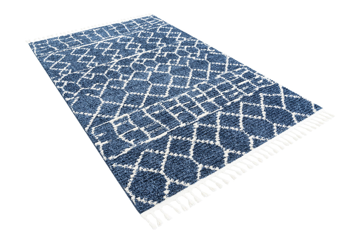 Rechteck Teppich Frauenfeld Diamond in Blau von Hadorn™ - Lifestyle Image