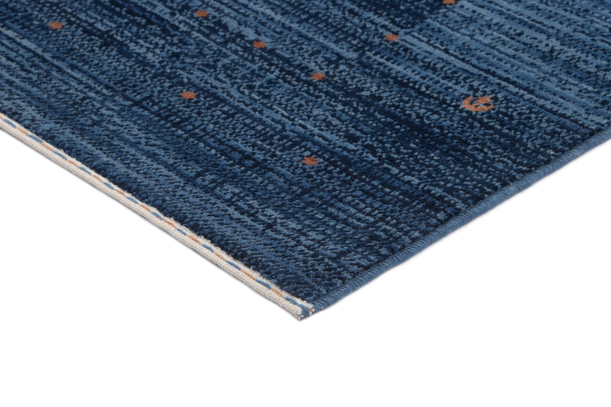 Rechteck Teppich Emmen in Blau von Hadorn™ - Lifestyle Image
