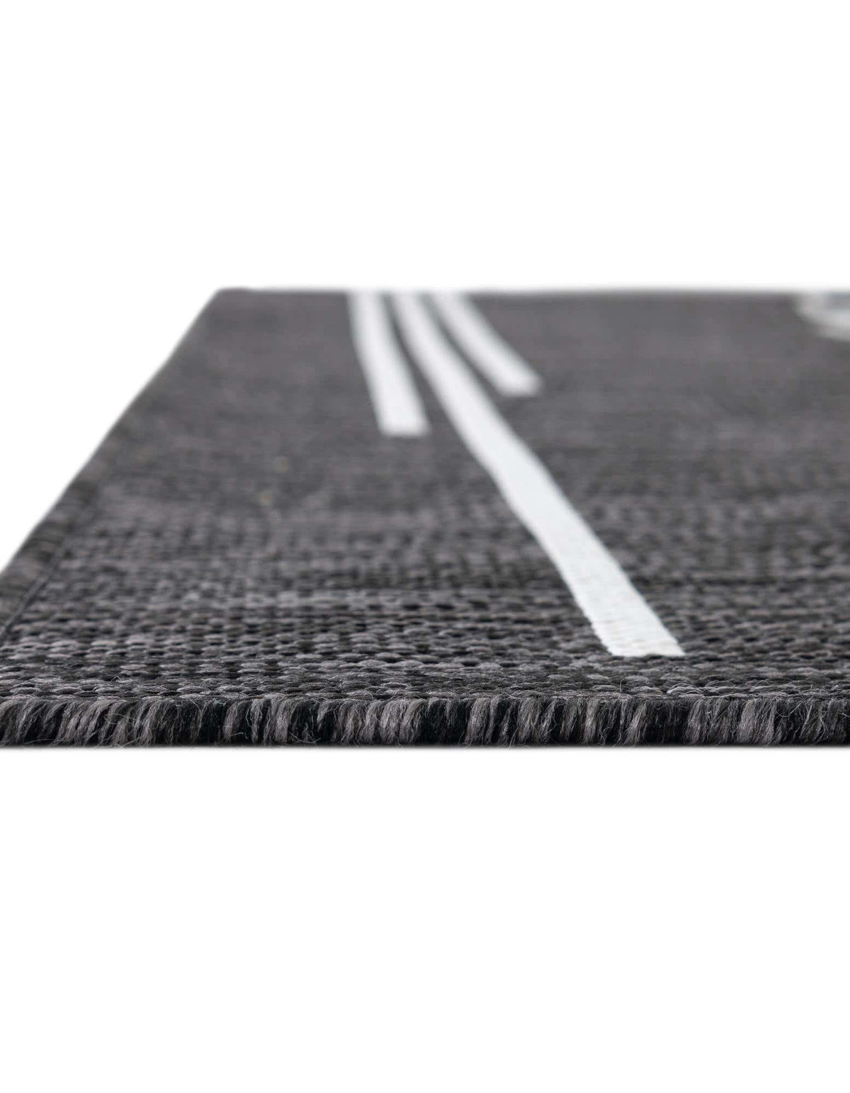 Läufer Outdoor Teppich Tulum Outdoor in Schwarz und Weiss von Hadorn™ - Lifestyle Image