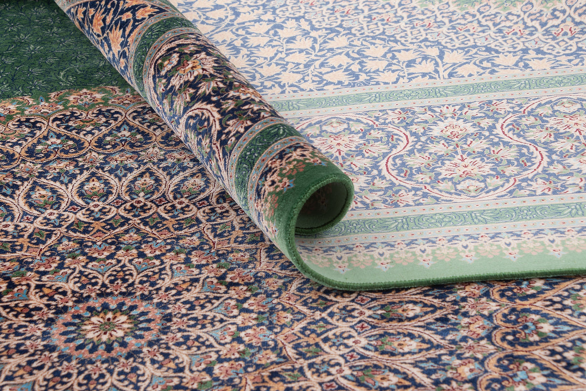 Läufer Teppich Kalopsia Malaquita in Grün von Hadorn™ - Lifestyle Image