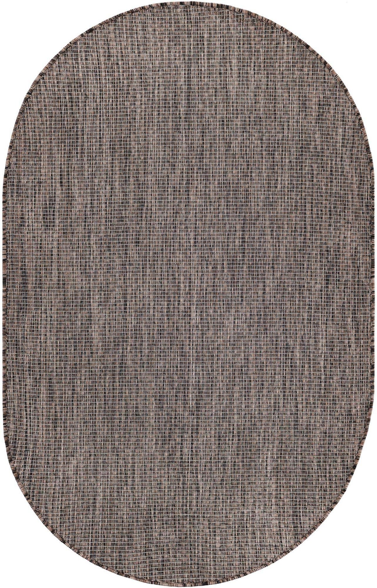 Oval Outdoor Teppich Tulum Outdoor in Hellbraun von Hadorn™ - Lifestyle Image