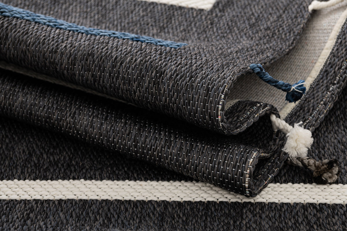 Läufer Teppich Juniper Boho in Anthrazit von Hadorn™ - Lifestyle Image