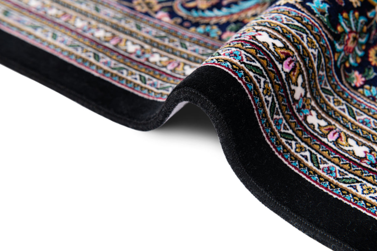 Rechteck Luxus Teppich Vidal Classic Edition in Schwarz von Hadorn™ - Lifestyle Image