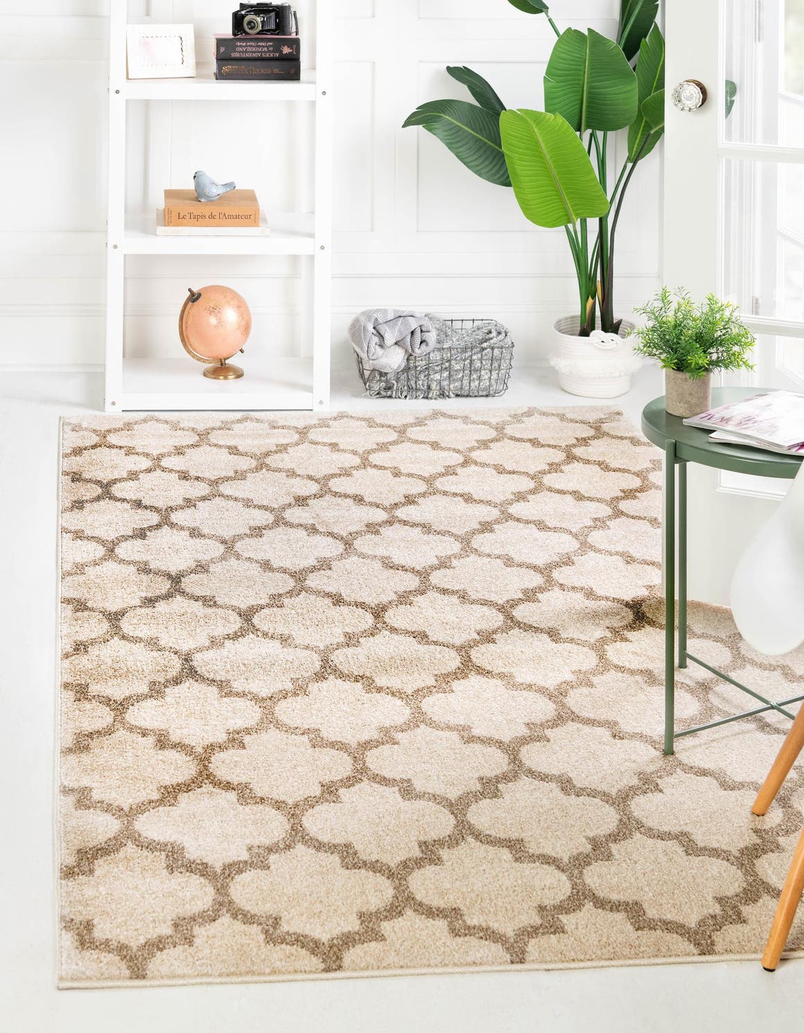 Rechteck Teppich Trellis in Beige von Hadorn™ - Lifestyle Image