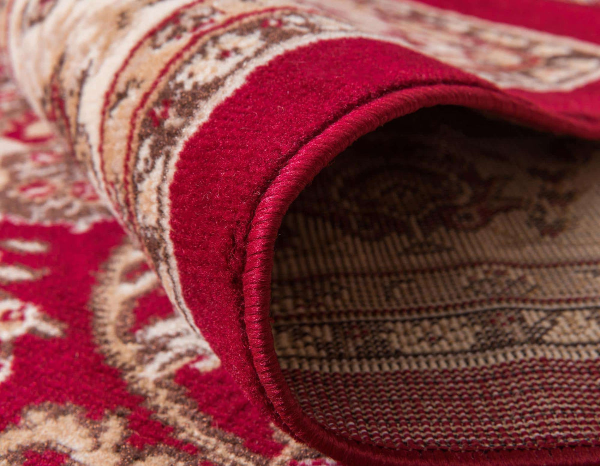 Rechteck Teppich Kashan Design in Rot von Hadorn™ - Lifestyle Image