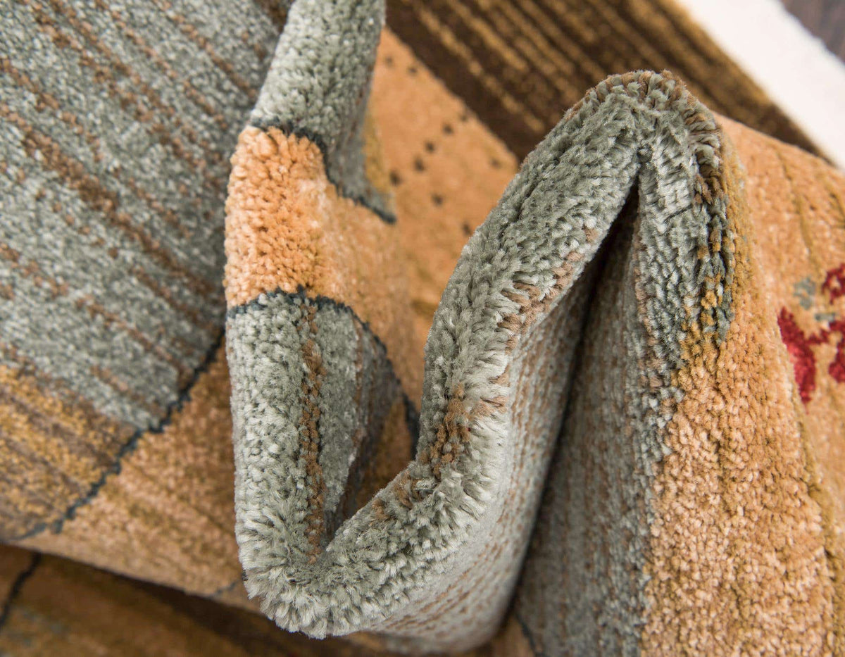 Rechteck Teppich Kashkuli Gabbeh in Braun von Hadorn™ - Lifestyle Image