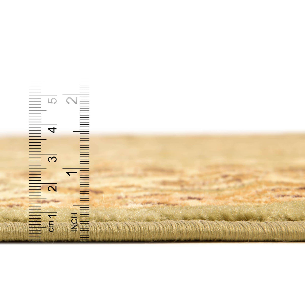 Rund Teppich Classic Aubusson in Hellgrün von Hadorn™ - Lifestyle Image