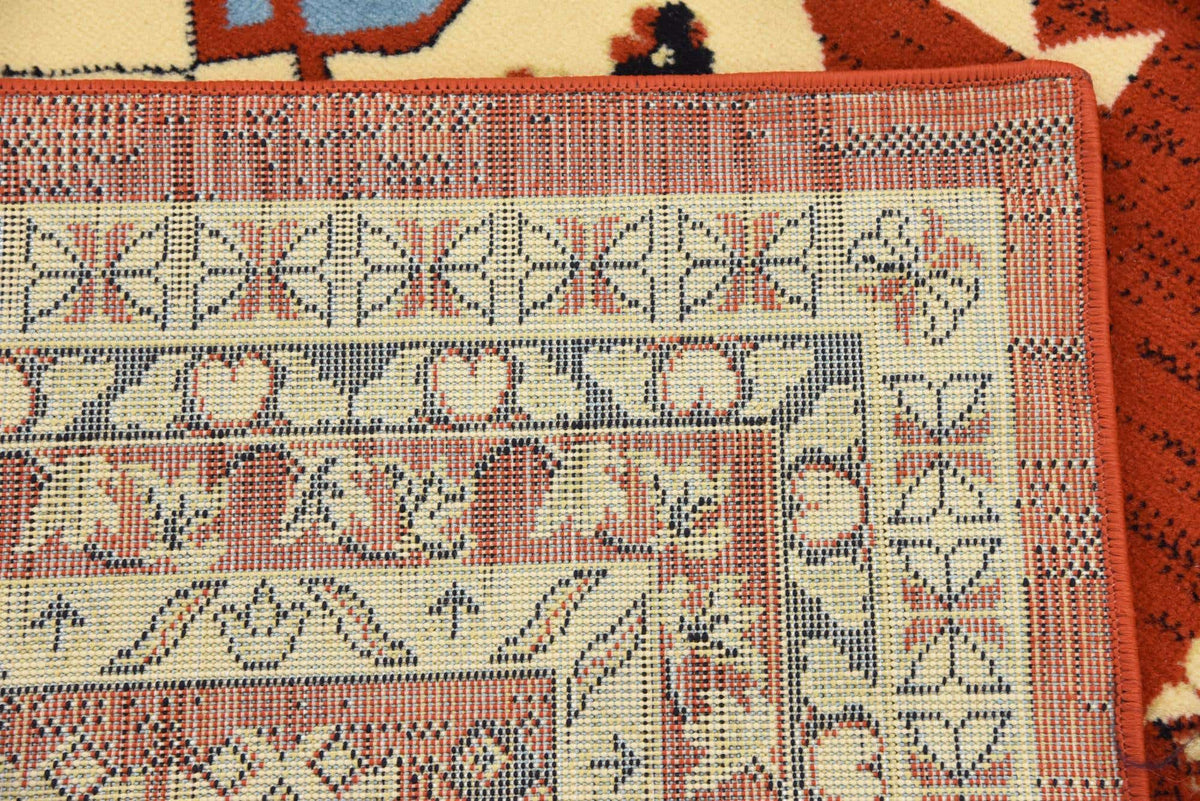 Rechteck Teppich Heriz Design in Rot von Hadorn™ - Lifestyle Image