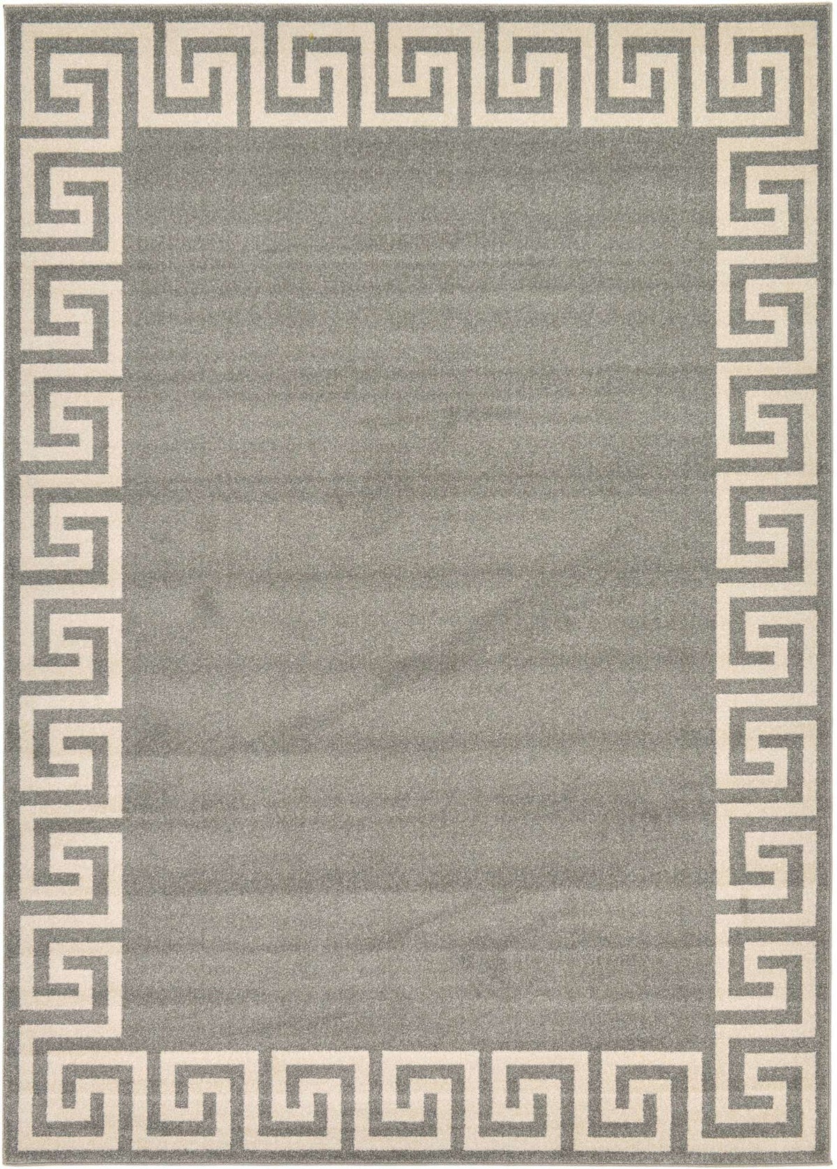 Rechteck Teppich Greek Key in Grau von Hadorn™ - Lifestyle Image