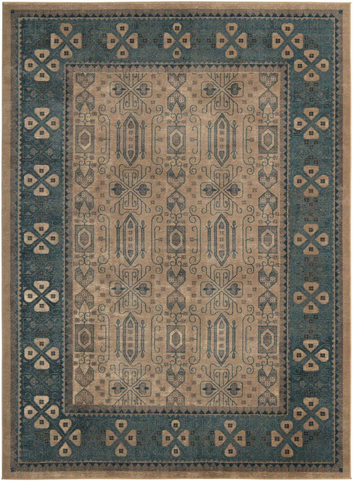 Rechteck Teppich Vienna in Beige von Hadorn™ - Lifestyle Image