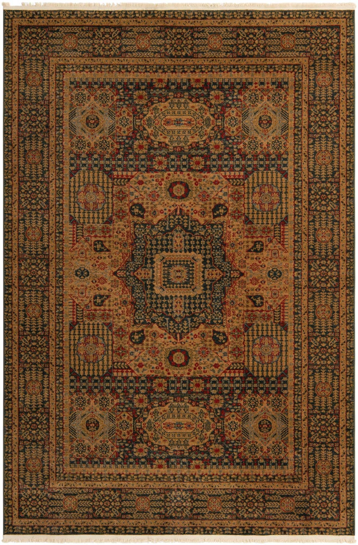 Rechteck Teppich Mamluk in Blau von Hadorn™ - Lifestyle Image